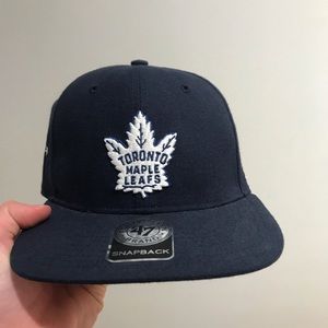 Girls/Boys Toronto maple leafs blue flag cap  adjustable hat.